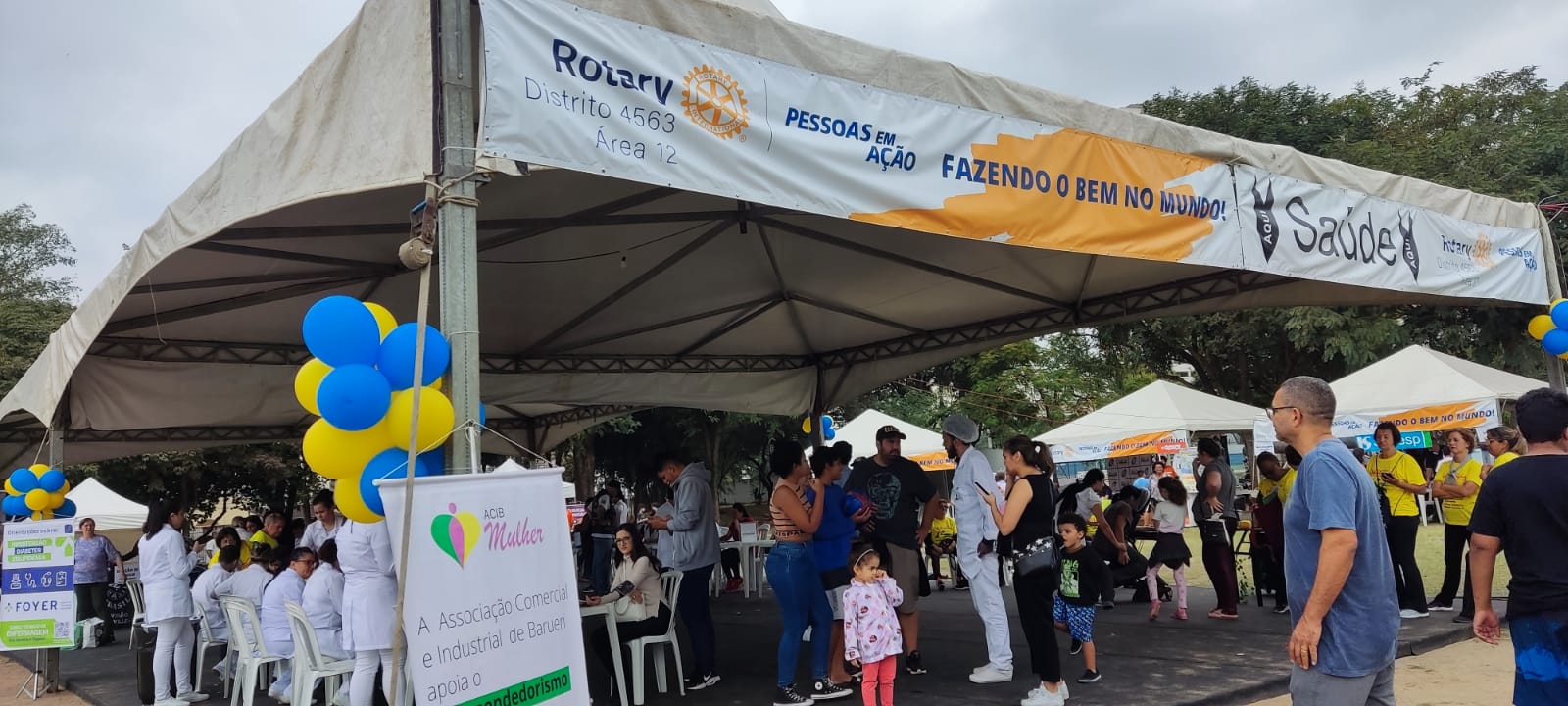 Rotary Day: Rotary Clubs de Barueri, realizam ação comunitária em evento emocionante