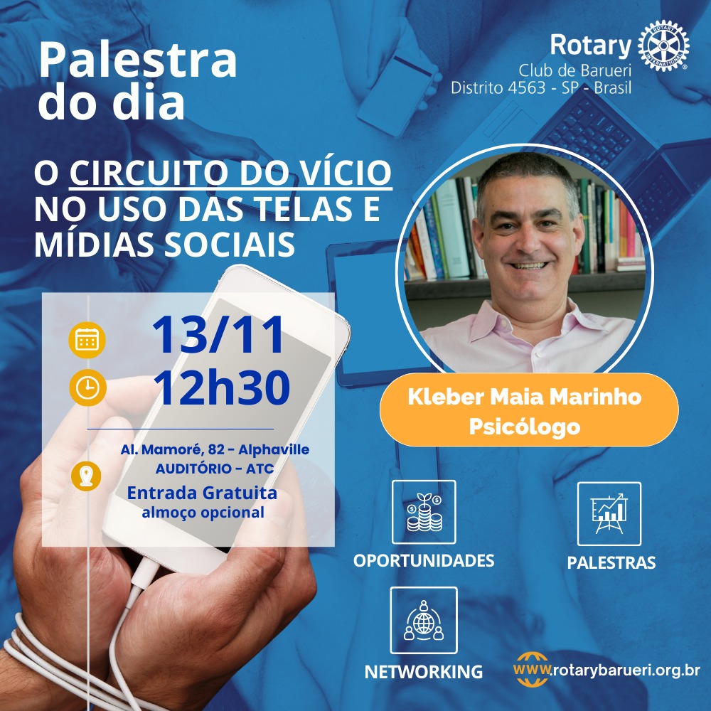 O Circulo do Vício no uso das telas e mídias sociais
