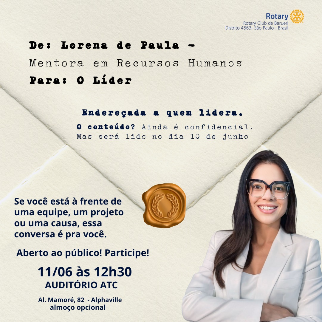 De: Lorena de Paula – Mentora em Recursos Humanos Para: O Líder